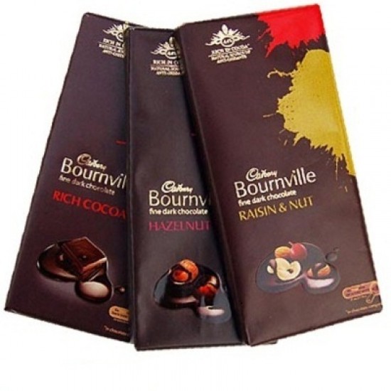 Cadbury Bournville 33Gms ( QTY 3 ) ( WILL DELIVER WITH FLOWER OR CAKE ONLY )