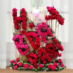 Personalized flower arrangement