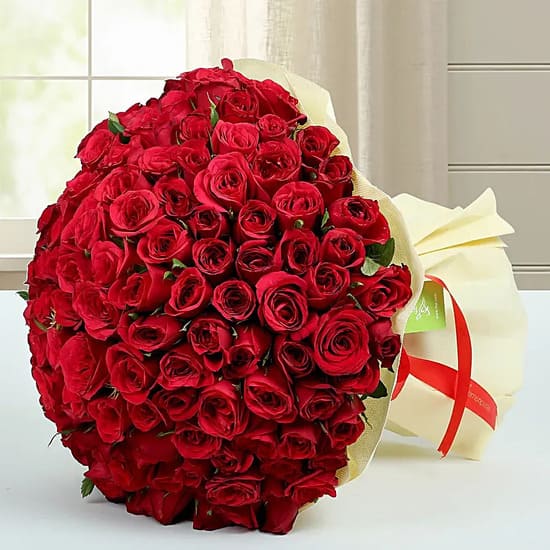 Enchanting 150 Red Roses Bunch