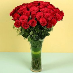 Compassionate Roses with Vase